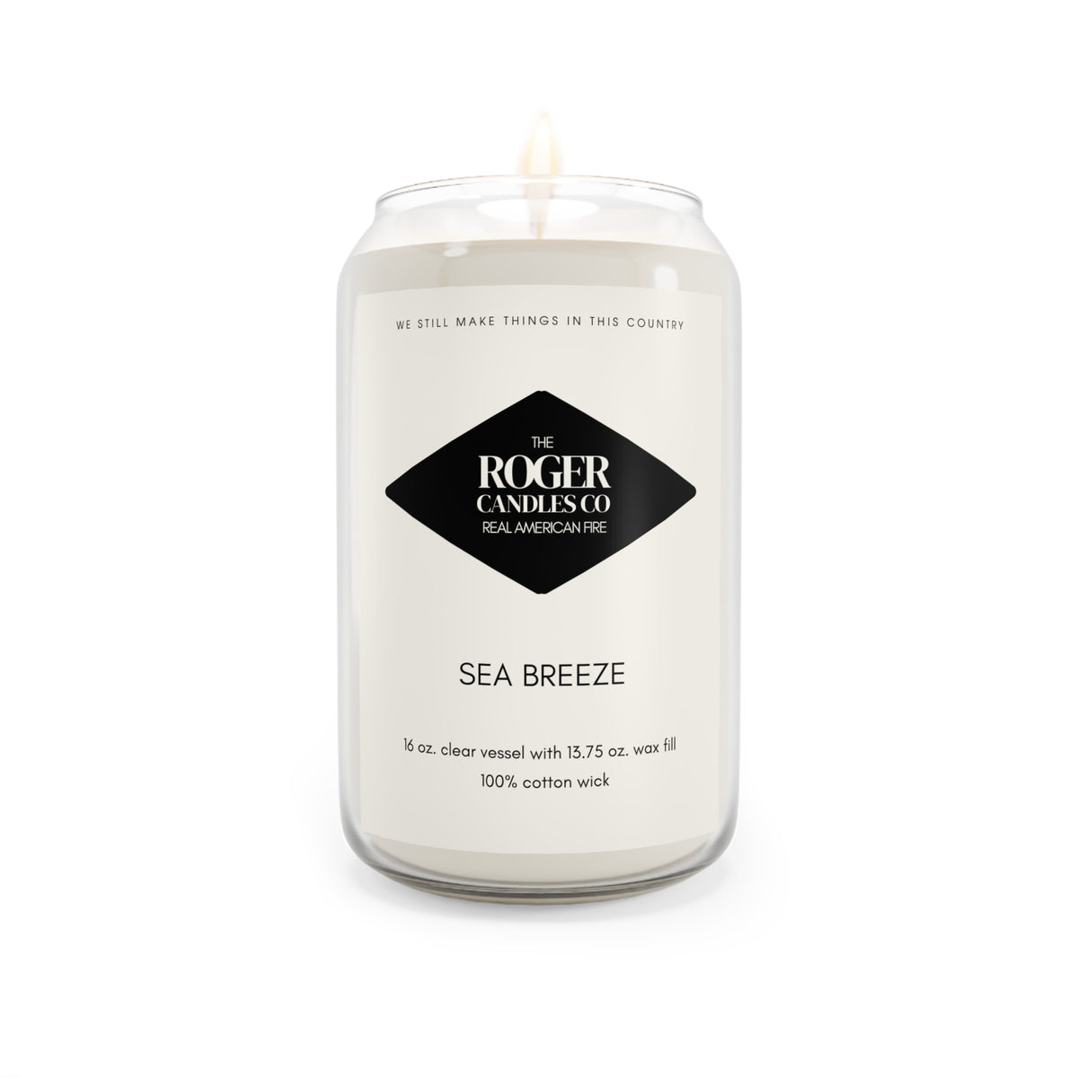 Sea Breeze Scented Soy Candle — 13.75 oz Jar