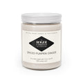 Spiced Pumpkin Ginger Soy Candle — 9oz Scented Jar with White Lid
